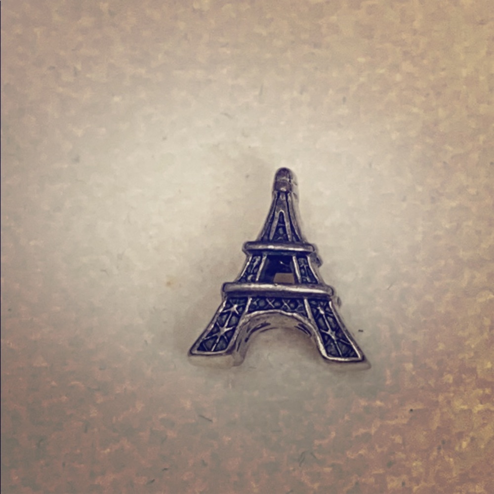 Eiffel Tower silver charm